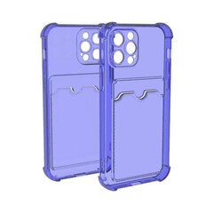 Shockproof Card silikonikuori iPhone 12 Pro (6,1″) – violetti hinta ja tiedot | Puhelimen kuoret ja kotelot | hobbyhall.fi