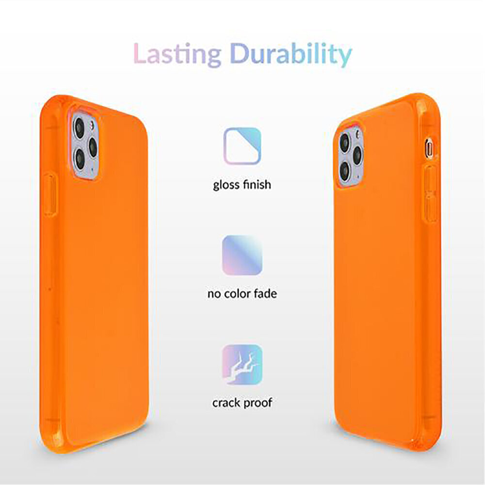 iPhone 12 Mini (5,4″) Neon suojakuori – Oranssi hinta ja tiedot | Puhelimen kuoret ja kotelot | hobbyhall.fi