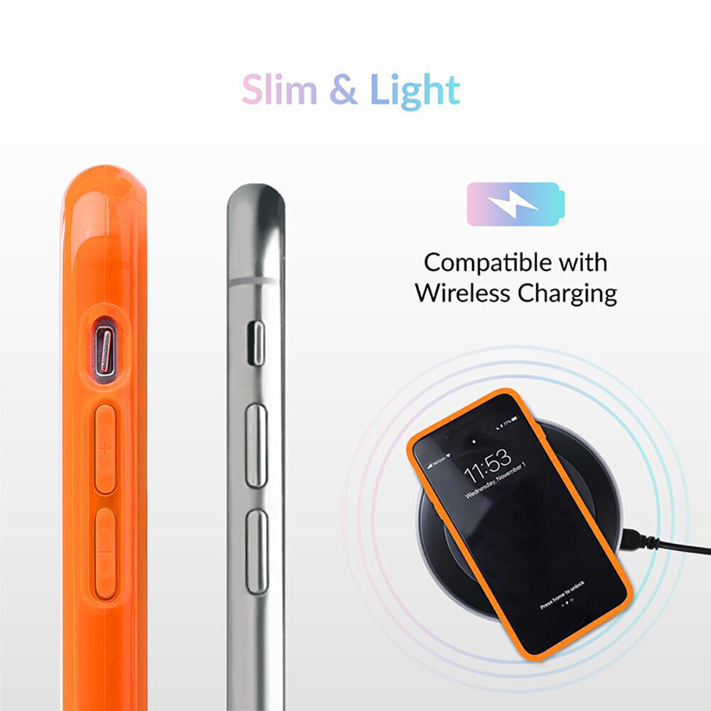 iPhone 12 Mini (5,4″) Neon suojakuori – Oranssi hinta ja tiedot | Puhelimen kuoret ja kotelot | hobbyhall.fi