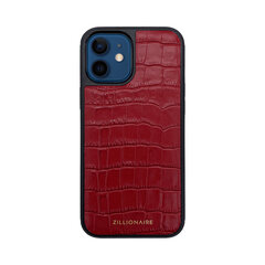 ZILLIONAIRE iPhone 12 Mini (5,4”) Croco Matte nahkainen suojakuori – Punainen hinta ja tiedot | Puhelimen kuoret ja kotelot | hobbyhall.fi