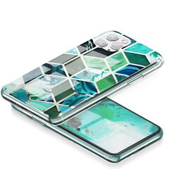 Forcell MARBLE iPhone 12 Mini (5,4″) Suojakuori – Smaragdi hinta ja tiedot | Puhelimen kuoret ja kotelot | hobbyhall.fi