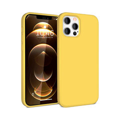 iPhone 12 Mini (5,4″) Silikoninen Suojakuori – Keltainen hinta ja tiedot | Puhelimen kuoret ja kotelot | hobbyhall.fi