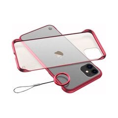 iPhone 7/8/SE 2020 (4,7″) kehyksetön läpinäkyvä kotelo – Punainen hinta ja tiedot | Puhelimen kuoret ja kotelot | hobbyhall.fi