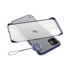 iPhone 7/8/SE 2020 (4,7″) kehyksetön läpinäkyvä kotelo – Sininen hinta ja tiedot | Puhelimen kuoret ja kotelot | hobbyhall.fi