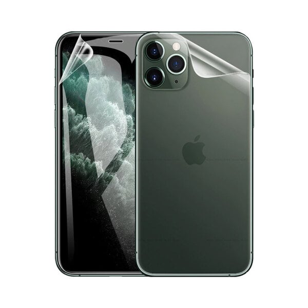 iPhone 11 Pro Max (6,5″) edessä ja takana suojakalvo