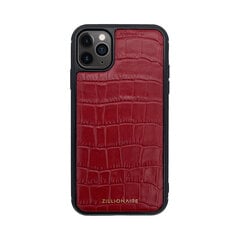ZILLIONAIRE iPhone 11 Pro Max (6,5″) Croco Matte nahkainen suojakuori – Punainen hinta ja tiedot | Puhelimen kuoret ja kotelot | hobbyhall.fi