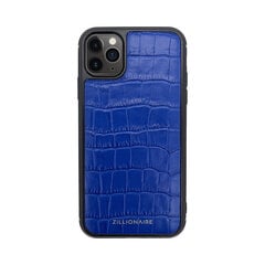 ZILLIONAIRE iPhone 11 Pro Max (6,5″) Croco Matte nahkainen suojakuori – Sininen hinta ja tiedot | Puhelimen kuoret ja kotelot | hobbyhall.fi