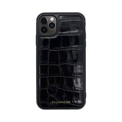 ZILLIONAIRE iPhone 11 Pro Max (6,5″) Croco Finger nahkainen suojakuori – Musta hinta ja tiedot | Puhelimen kuoret ja kotelot | hobbyhall.fi