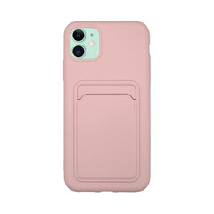iPhone 11 Pro Max (6,5″) korttipaikalla – Vaaleanpunainen hinta ja tiedot | Puhelimen kuoret ja kotelot | hobbyhall.fi