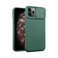 iPhone 11 Pro Max (6,5″) Silikoninen Suojakuori Shockproof – Tummanvihreä hinta ja tiedot | Puhelimen kuoret ja kotelot | hobbyhall.fi
