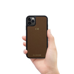 ZILLIONAIRE iPhone 11 Pro Max (6,5″) Calf nahkainen suojakuori – Ruskea hinta ja tiedot | Puhelimen kuoret ja kotelot | hobbyhall.fi