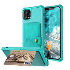 iPhone 11 Pro Max (6,5″) Wallet suojakuori – Vihreä hinta ja tiedot | Puhelimen kuoret ja kotelot | hobbyhall.fi