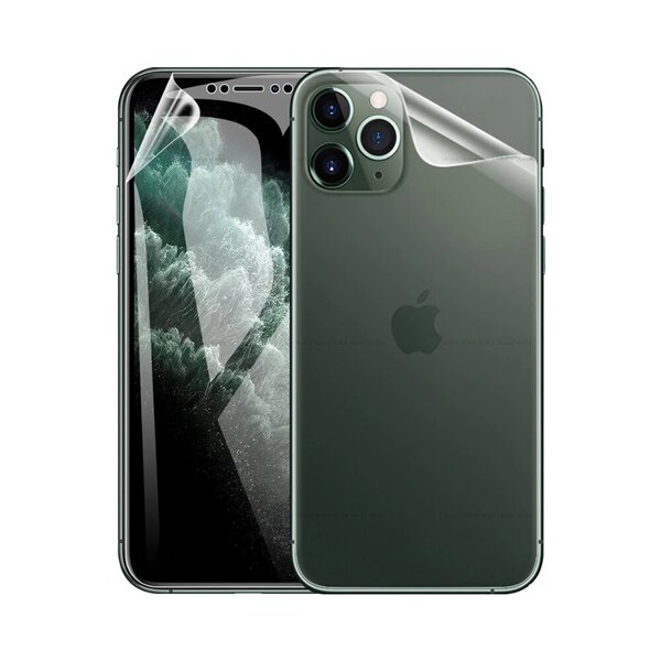 iPhone 11 Pro (5,8″) edessä ja takana suojakalvo