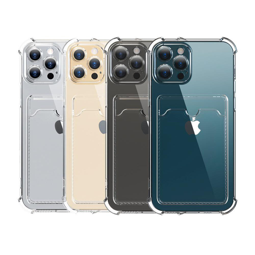 Shockproof Card silikonikuori iPhone 11 Pro (5,8″) – Vaaleanpunainen hinta ja tiedot | Puhelimen kuoret ja kotelot | hobbyhall.fi