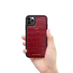ZILLIONAIRE iPhone 11 Pro (5,8″) Croco Matte nahkainen suojakuori – Punainen hinta ja tiedot | Puhelimen kuoret ja kotelot | hobbyhall.fi