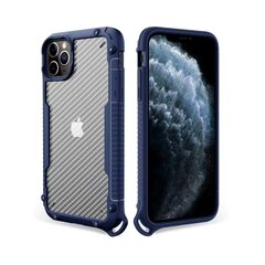 iPhone 11 Pro (5,8″) Carbon Iskunkestävä Suojakuori rannehihnalla – Tummansininen hinta ja tiedot | Puhelimen kuoret ja kotelot | hobbyhall.fi