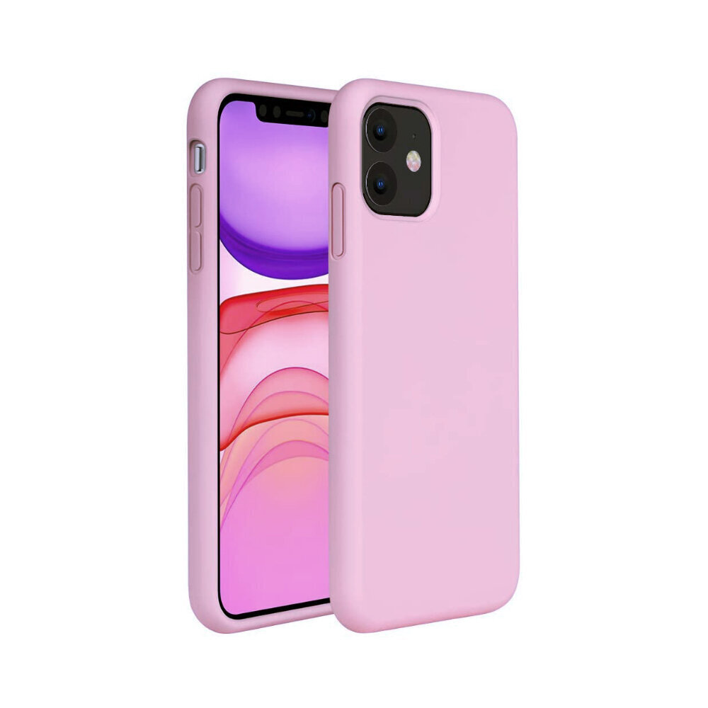 iPhone 11 Pro (5,8″) Silikoninen Suojakuori – Vaaleanvioletti hinta ja tiedot | Puhelimen kuoret ja kotelot | hobbyhall.fi