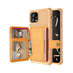iPhone 11 Pro (5,8″) Wallet suojakuori – Keltainen hinta ja tiedot | Puhelimen kuoret ja kotelot | hobbyhall.fi