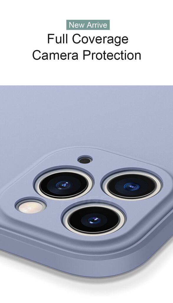 iPhone 11 Pro (5,8″) Silikoninen Suojakuori V12 – Violetti hinta ja tiedot | Puhelimen kuoret ja kotelot | hobbyhall.fi