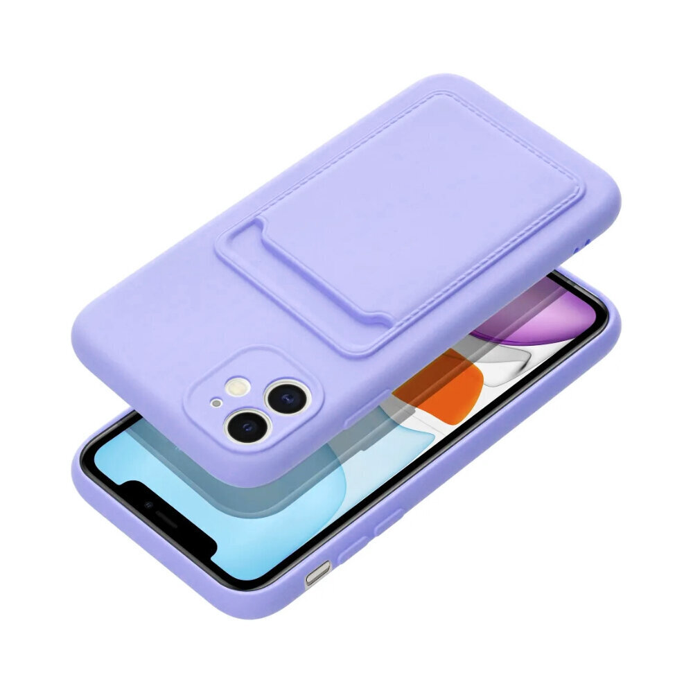 iPhone 11 (6,1″) Forcell CARD suojakuori – Liila hinta ja tiedot | Puhelimen kuoret ja kotelot | hobbyhall.fi