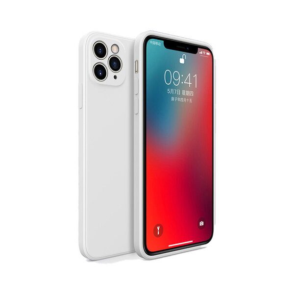 iPhone XR (6.1″) Silikoninen Suojakuori V12 – Valkoinen