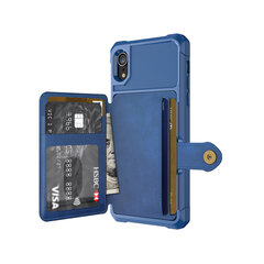iPhone XR (6,1″) Wallet suojakuori – Sininen hinta ja tiedot | Puhelimen kuoret ja kotelot | hobbyhall.fi