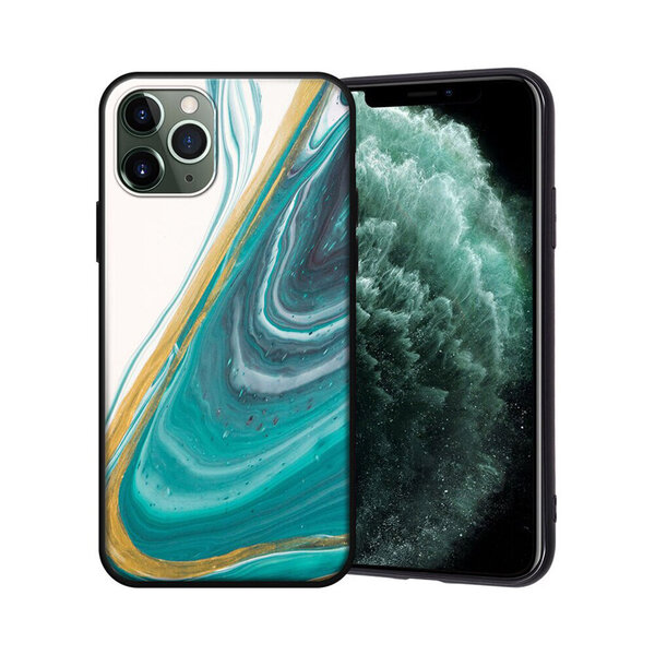 iPhone Xs Max (6,5″) Silikoninen Suojakuori – Green Gold