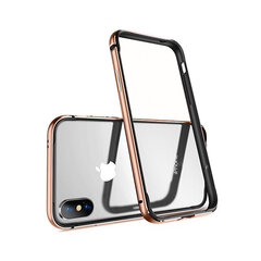 IMPACT Suojakuori iPhone Xs Max (6,5″) – Kulta hinta ja tiedot | Puhelimen kuoret ja kotelot | hobbyhall.fi