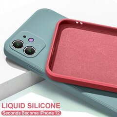 iPhone X/Xs (5,8″) Silikoninen Suojakuori V12 – Vaaleanpunainen hinta ja tiedot | Puhelimen kuoret ja kotelot | hobbyhall.fi