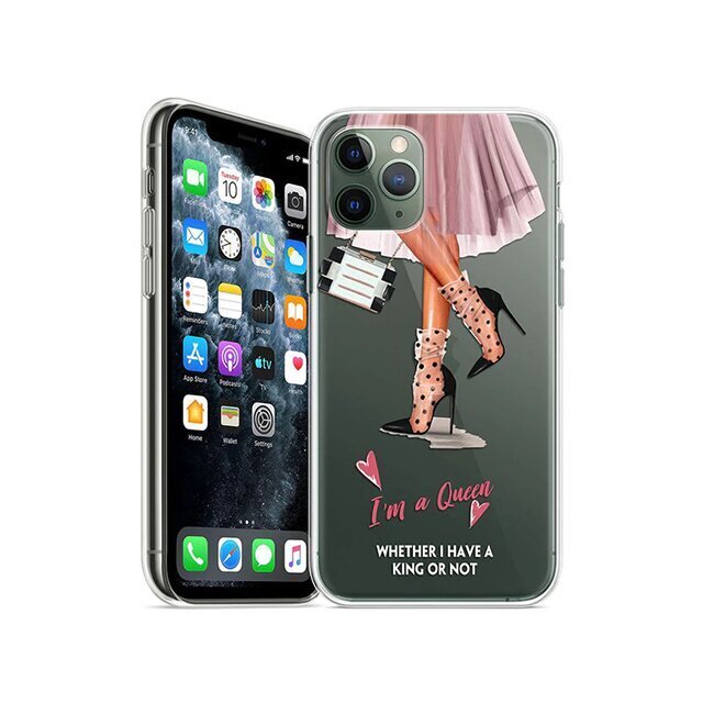 iPhone X/Xs (5,8″) suojakuori – I’m a Queen hinta ja tiedot | Puhelimen kuoret ja kotelot | hobbyhall.fi