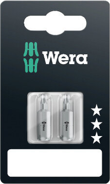 Wera 867/1 Vakioterät TORX TX 15 x 25mm 2kpl hinta ja tiedot | Käsityökalut | hobbyhall.fi