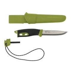 Ulkourheiluveitsi Companion kipinä (S), 104mm, vihreä, sytyttimellä hinta ja tiedot | Morakniv Urheilu ja vapaa-aika | hobbyhall.fi