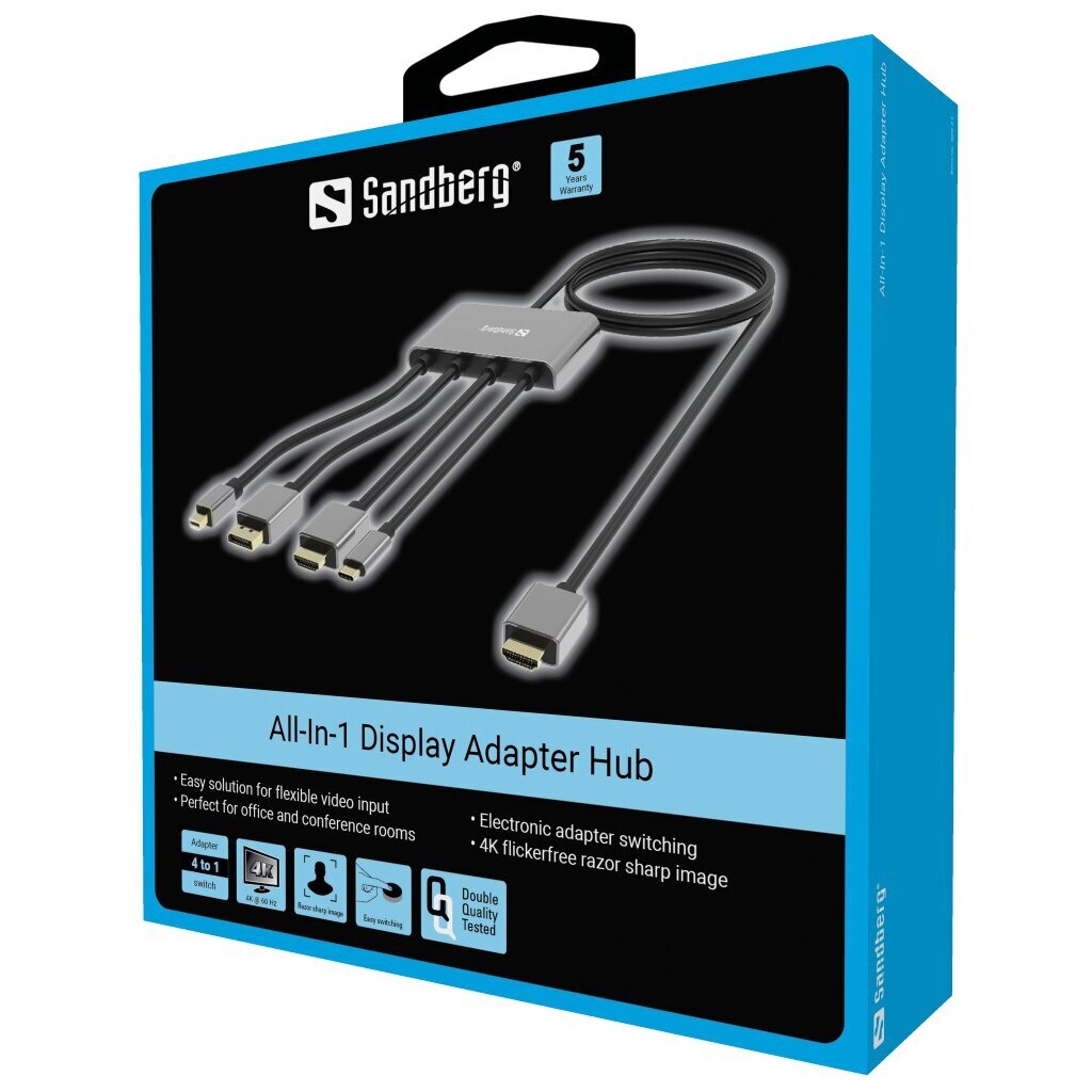 Sandberg All-In-1 509-21 hinta ja tiedot | Adapterit | hobbyhall.fi