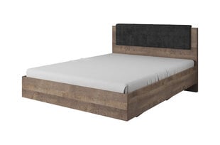 Laski Meble Arden N -sänky, 160 x 200 cm, ruskea / musta hinta ja tiedot | Sängyt | hobbyhall.fi