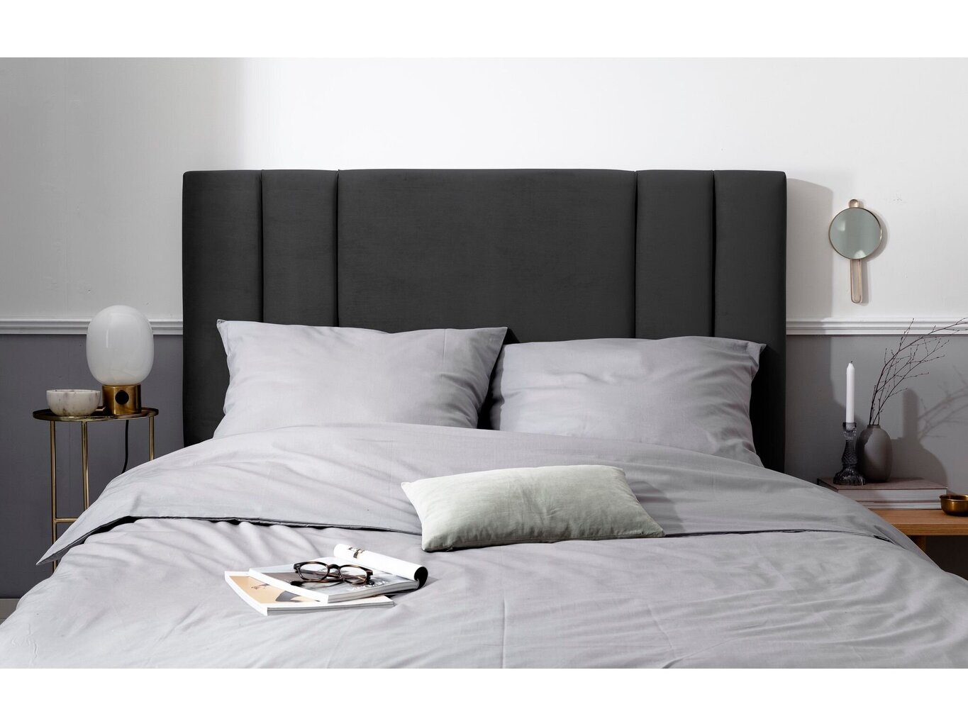 Kooko Home Do -sängynpääty, 180 cm, tummanharmaa hinta ja tiedot | Sängyt | hobbyhall.fi