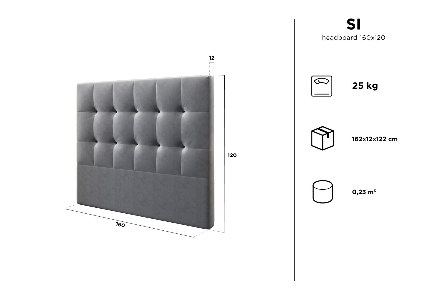 Kooko Home Si -sängynpääty, 160 cm, vihreä hinta ja tiedot | Sängyt | hobbyhall.fi