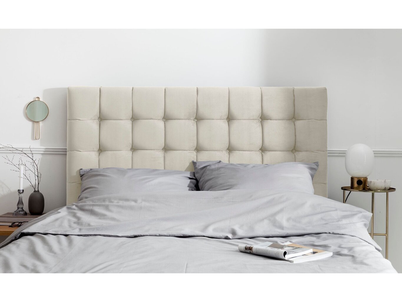 Kooko Home Re -sängynpääty, 160 cm, kerma hinta ja tiedot | Sängyt | hobbyhall.fi