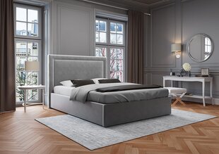 Mazzini Sofas Primevere -sängynpääty, 200 cm, vaaleanharmaa hinta ja tiedot | Mazzini Sofas Makuuhuone | hobbyhall.fi