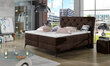 Sänky NORE Laos 140 x 200 cm, ruskea hinta ja tiedot | Sängyt | hobbyhall.fi