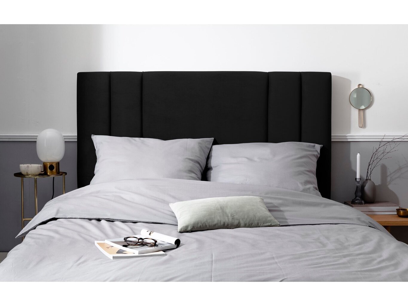 Kooko Home Do -sängynpääty, 160 cm, musta hinta ja tiedot | Sängyt | hobbyhall.fi