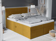 Sänky Mazzini Beds Yucca 160x200 cm, keltainen hinta ja tiedot | Sängyt | hobbyhall.fi