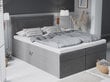 Sänky Mazzini Beds Yucca 140x200 cm, harmaa hinta ja tiedot | Sängyt | hobbyhall.fi