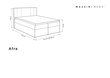 Sänky Mazzini sofas Afra 180x200 cm, punainen hinta ja tiedot | Sängyt | hobbyhall.fi