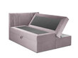 Sänky Mazzini sofas Afra 180x200 cm, vaaleanpunainen hinta ja tiedot | Sängyt | hobbyhall.fi