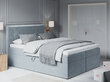 Sänky Mazzini sofas Afra 160x200 cm, vaaleansininen hinta ja tiedot | Sängyt | hobbyhall.fi