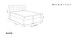 Sänky Mazzini Beds Jade 140x200 cm, vaaleanvihreä hinta ja tiedot | Sängyt | hobbyhall.fi