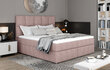 Sänky NORE Glossy 145x200 cm, pinkki hinta ja tiedot | Sängyt | hobbyhall.fi