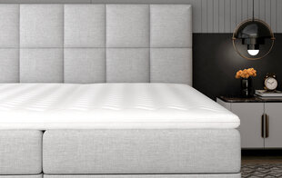 Sänky NORE Glossy 165x200 cm, vaaleanruskea hinta ja tiedot | Sängyt | hobbyhall.fi