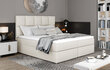 Sänky NORE Glossy 185x200 cm, kerma hinta ja tiedot | Sängyt | hobbyhall.fi