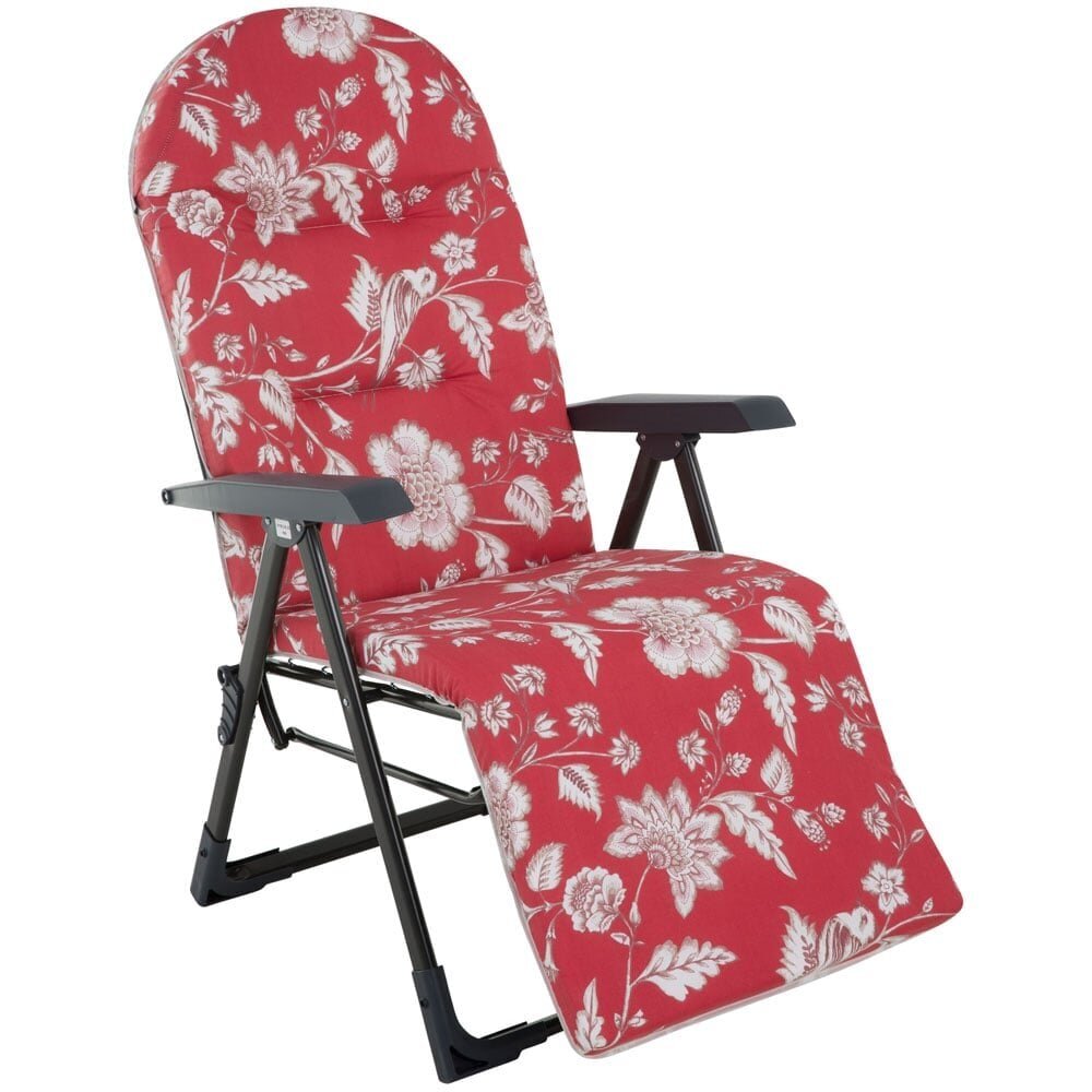 Kokoontaittuva tuoli/ lepotuoli Patio Galaxy Plus A088-03PB, punainen hinta ja tiedot | Puutarhatuolit | hobbyhall.fi